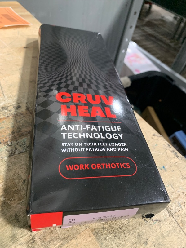 Photo 1 of (New) Work Orthotic Insoles - Anti Fatigue Medium Arch Support Shoe Insert Men Women - Plantar Fasciitis Flat Feet - Relieve Foot Pain - Work Boot Insoles Standing All Day (L, Gray)