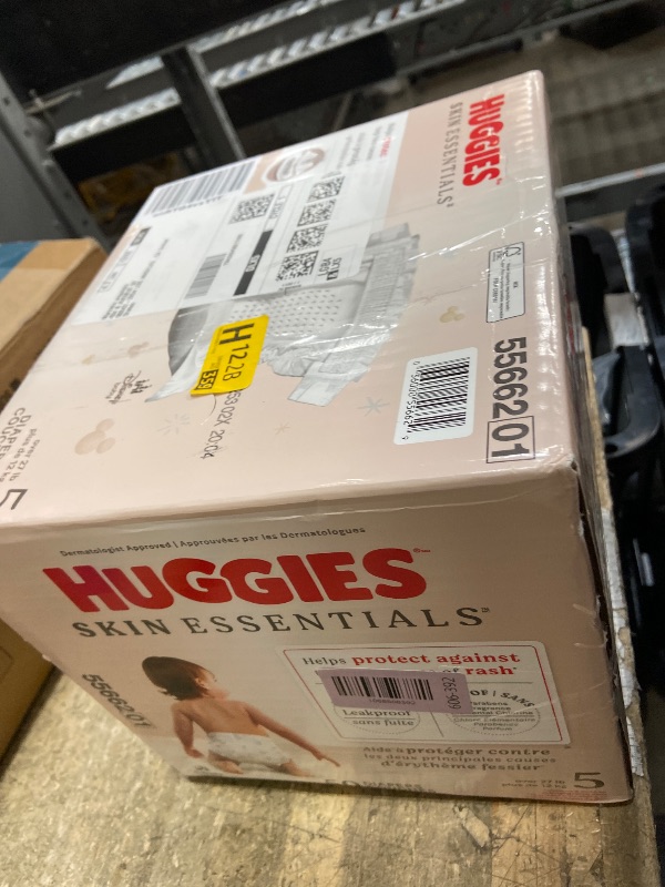 Photo 1 of Huggies Size 5 Diapers, Skin Essentials Baby Diapers, Size 5 (27+ lbs), 50 Count