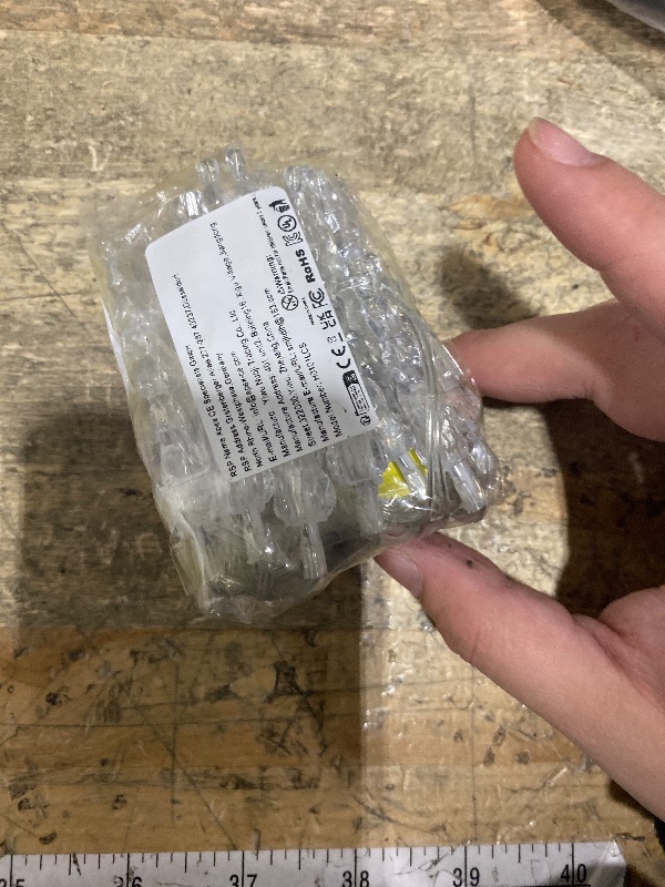 Photo 1 of 1pcs 1.5/3M Christmas LED Light String Outdoor Lamp Wedding Garden Fairy Lights Christmas Decoration (Warm White,10 Lights 1.5m)