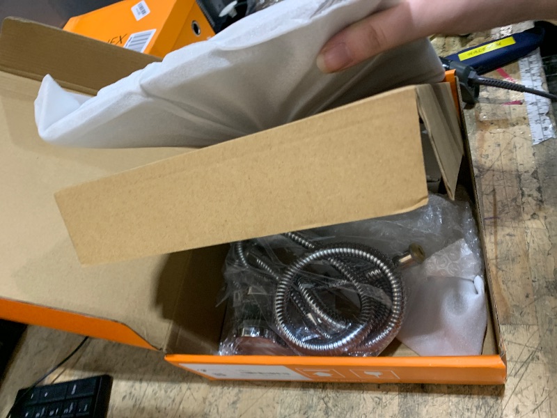 Photo 1 of 10 inch Rainfall Shower Head Combo Stainless Steel, THE FIRST WATERFALL mode, 10 Inch Rain Shower Head with Handheld 6 Spray Modes High Pressure, Overhead Shower Adjustable Extension Arm,Chrome