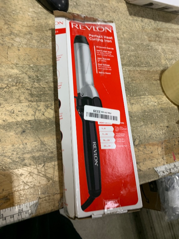 Photo 1 of Revlon Perfect Heat Triple Ceramic Curling Iron | For Silky Smooth Loose Curls (1-1/2 in)