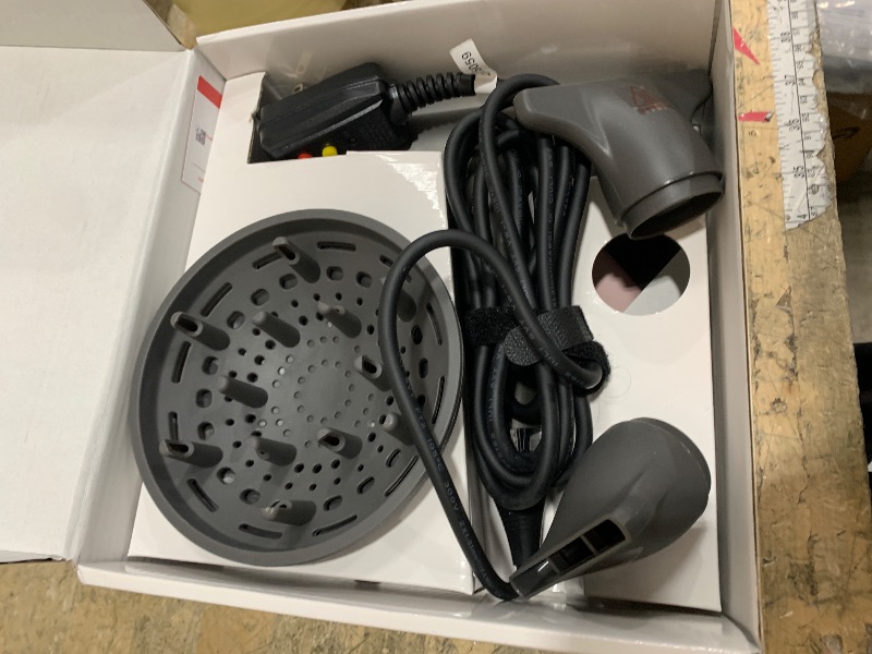 Photo 1 of slopehill Professional Ionic Hair Dryer with Diffuser - Lightweight, Compact, Powerful & Fast Salon Blow Dryer with High Speed Brushless Motor for Travel, Women & Men (Ceramic, Dark)