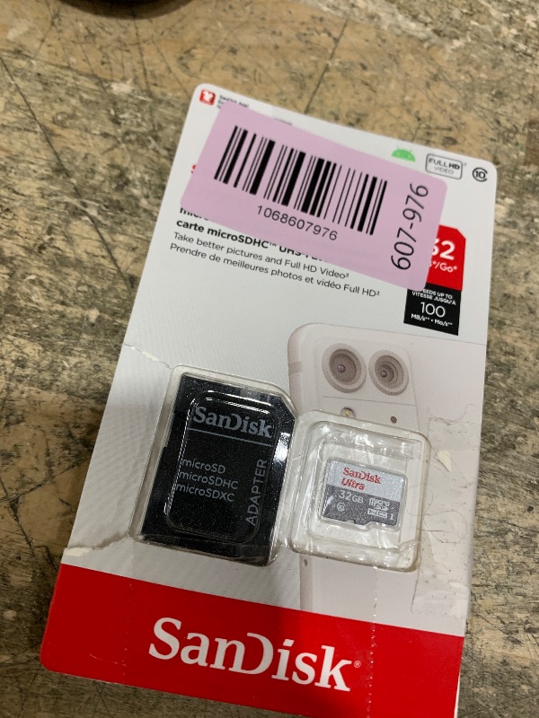Photo 1 of [Older Version] SanDisk 32GB 2-Pack Ultra MicroSDHC UHS-I Memory Card (2x32GB) - SDSQUAR-032G-GN6MT