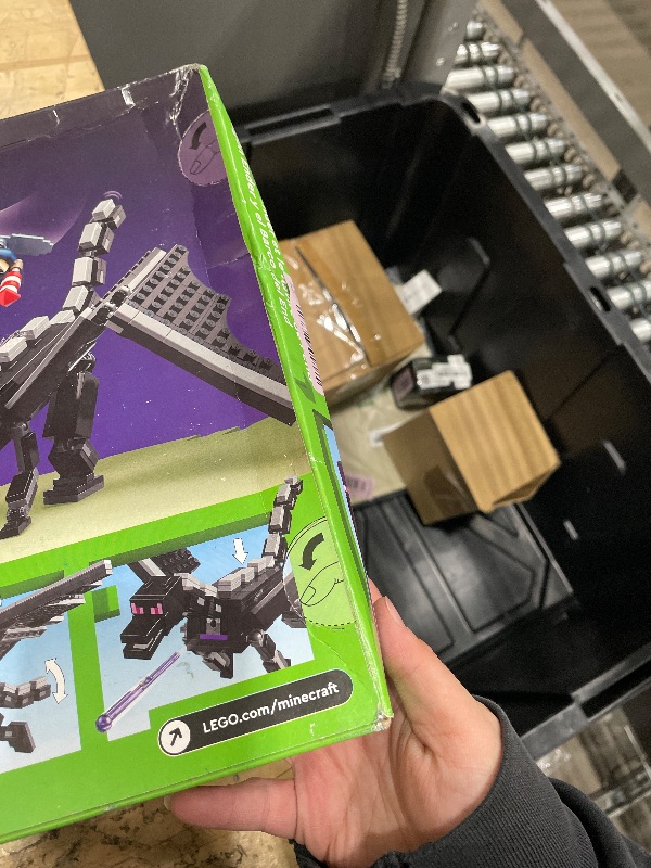 Photo 1 of *** FACTORY SEALED ***LEGO Minecraft The Ender Dragon and End Ship Building Set, Video Game Toy with 2 Minecraft Minifigures, Dragon Toy Action Playset for Kids, Birthday Gift for Boys and Girls Ages 8 and Up, 21264