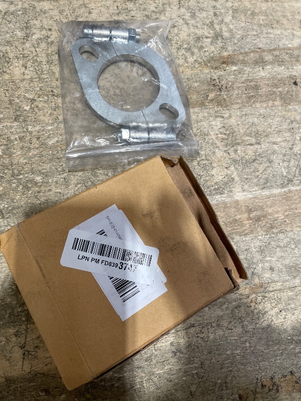 Photo 1 of 2 Inch Split Flange Repair Kit with 2 Bolts,Carbon Steel Flat Oval Exhaust Flange Kit for Exhaust Flange Repair,Universal Exhaust Flange Connection Kit Car Accessories (2 Inch)