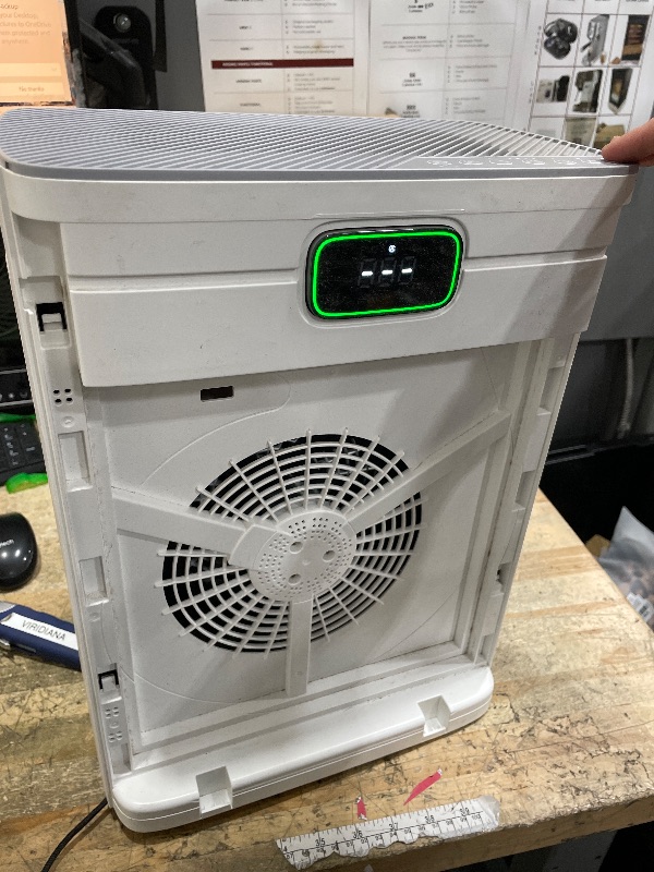 Photo 1 of *** HAS PET HAIR *** Pet Air Purifier for Home Large Room 2500 sq ft, H13 HEPA Washable Double-Sided Filter, Air Cleaner for Pet Hair Dander Odor Allergies Pollutant Smoke Dust, PM2.5 Air Quality Monitor, Auto Mode, Grey