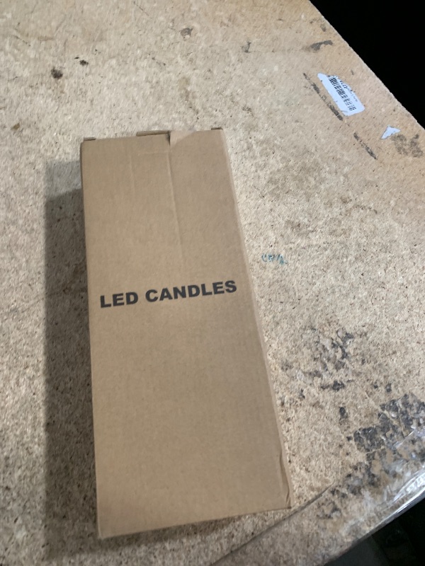 Photo 1 of GenSwin Flameless Ivory Taper Candles Flickering with 10-Key Remote, Battery Operated Led Warm 3D Wick Light Window Candles Real Wax Pack of 6, Christmas Home Wedding Decor(0.78 X 9.64 Inch)