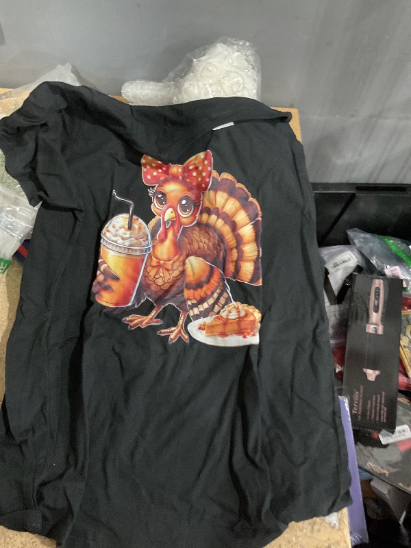 Photo 1 of **RUNS SMALL** Turkey t shirt, XL, black
