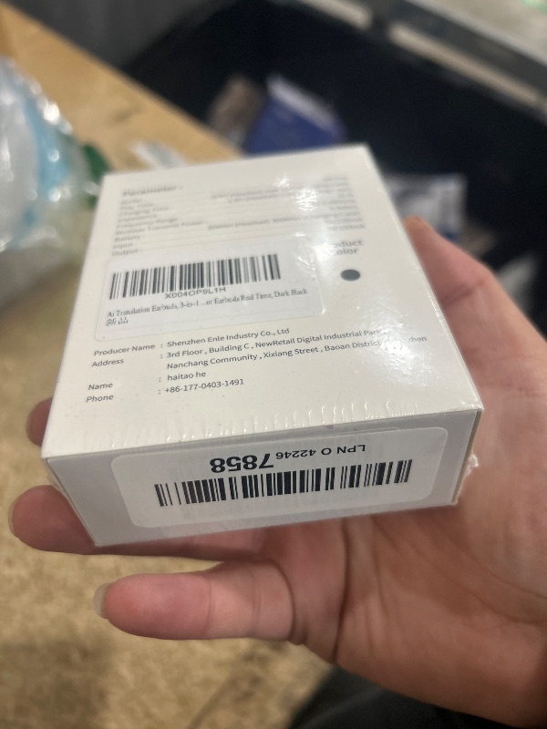 Photo 1 of * NEW AND FACTORY SEALED ***Ai Translation Earbuds Real Time,3-in-1 Buletooth 5.3 Translator Earbuds with 6 Translation Modes/164 Languages,No Subscription Required Translatior Headphones,48H Audifonos Traductores Inglés Español
