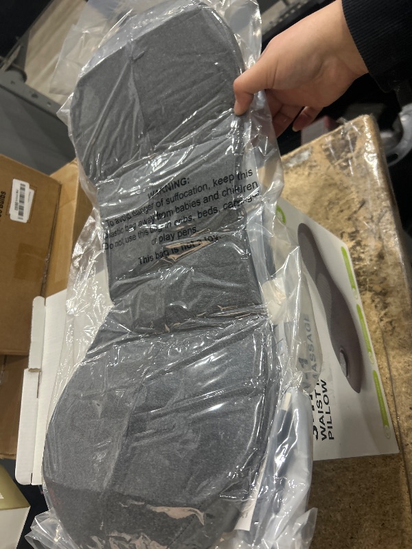 Photo 1 of *** ITEM INSIDE IS SEALED AND VACUUM SEALED ***Smooth Triple Fusion 3-in-1 Back Massager Lumbar Pillow with Heat, Vibration & Traction Back Massager for Pain Relief DeepTissue.Relaxation Device for Home,Office,Car.Gift Idea Corded