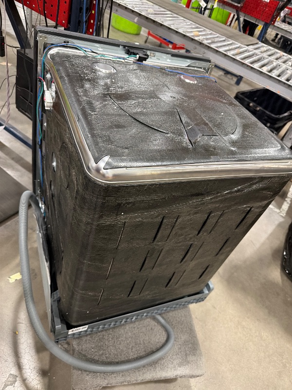 Photo 1 of ***heavy use dents missing hardware***Sharp SDW6504MS Stainless Steel Dishwasher, 24-inch Pocket Handle, 52 dB, Hybrid Tub, 12 Place Settings, 5 Cycles, Heated Dry