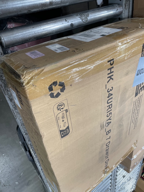 Photo 1 of *************MISSING INSTRUCTIONS AND ASSEMBLY HARDWARE************
GarveeHome 7 Drawer Dresser for Bedroom, Wide Modern Chest of Drawers, Large Wood Dresser Wooden Storage Organizer for Living Room, Hallway Entryway