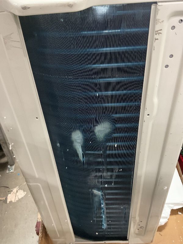 Photo 1 of **INCOMPLETE ***Damage coils and Dent*****

9000 BTU Mini Split AC w/Remote Control19 SEER2 Cools Up to 450 Sq. Ft,230 V Ductless Inverter Mini Split System w/0.75 Ton Heat Pump Pre-Charged & Installation Kit, Ultra-Quiet