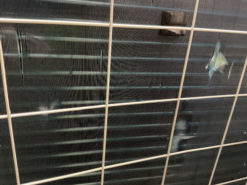 Photo 1 of **INCOMPLETE ***Damage coils and Dent*****

9000 BTU Mini Split AC w/Remote Control19 SEER2 Cools Up to 450 Sq. Ft,230 V Ductless Inverter Mini Split System w/0.75 Ton Heat Pump Pre-Charged & Installation Kit, Ultra-Quiet