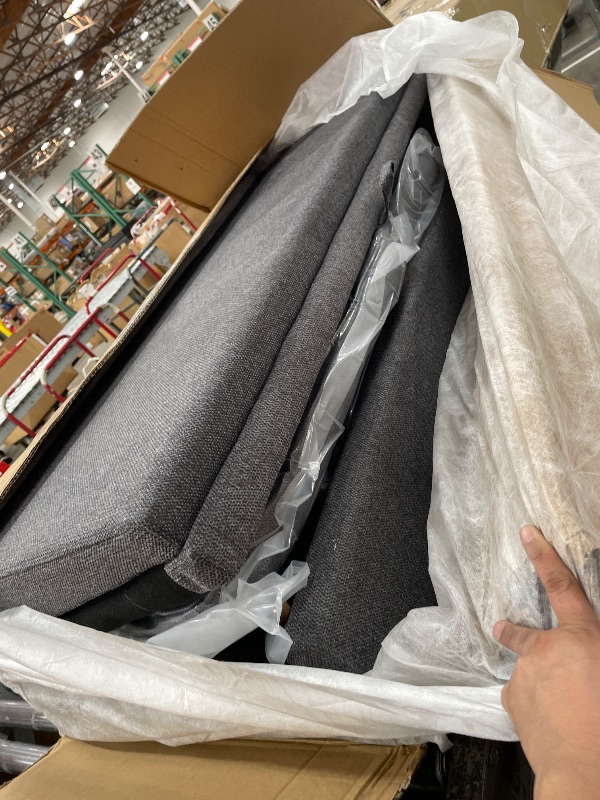 Photo 1 of .**PARTIAL SET, ONLY BOX B***
HONBAY Sectional Sofa with Storage Seat U Shaped Couch with Reversible Chaise Convertible Sectional Couches for Living Room,Dark Grey