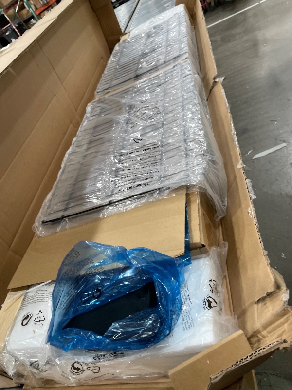 Photo 1 of *-**PARTIAL SET ***
DWVO King Size Bed Frame with 4 Storage Drawers and RGB LED Lights, 57'' Tall Headboard Velvet Upholstered Bed with Charging Station, No Box Spring Needed, Easy Assembly, Noise-Free, Black