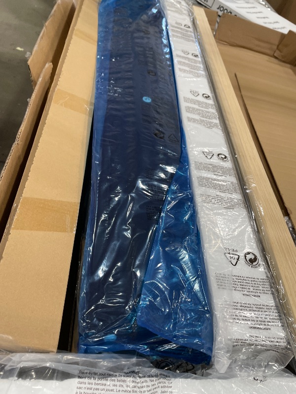 Photo 1 of *-**PARTIAL SET ***
DWVO King Size Bed Frame with 4 Storage Drawers and RGB LED Lights, 57'' Tall Headboard Velvet Upholstered Bed with Charging Station, No Box Spring Needed, Easy Assembly, Noise-Free, Black