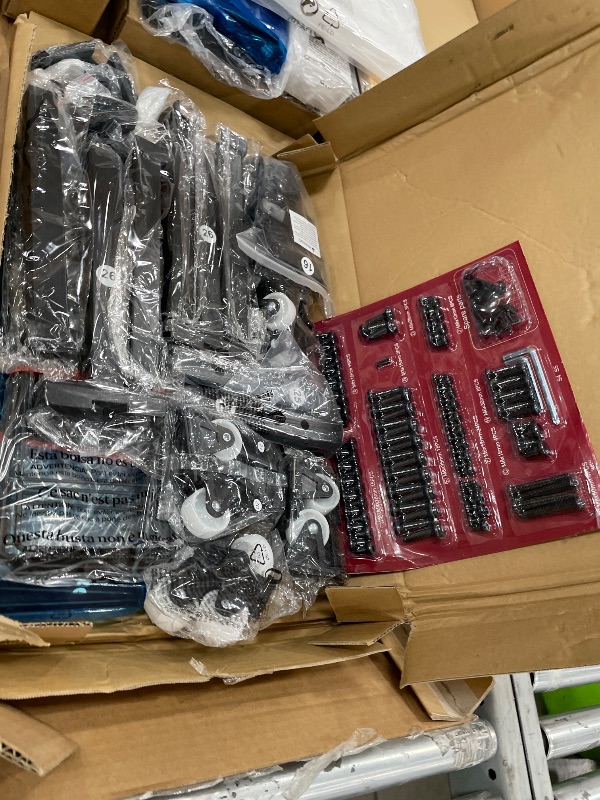 Photo 1 of *-**PARTIAL SET ***
DWVO King Size Bed Frame with 4 Storage Drawers and RGB LED Lights, 57'' Tall Headboard Velvet Upholstered Bed with Charging Station, No Box Spring Needed, Easy Assembly, Noise-Free, Black