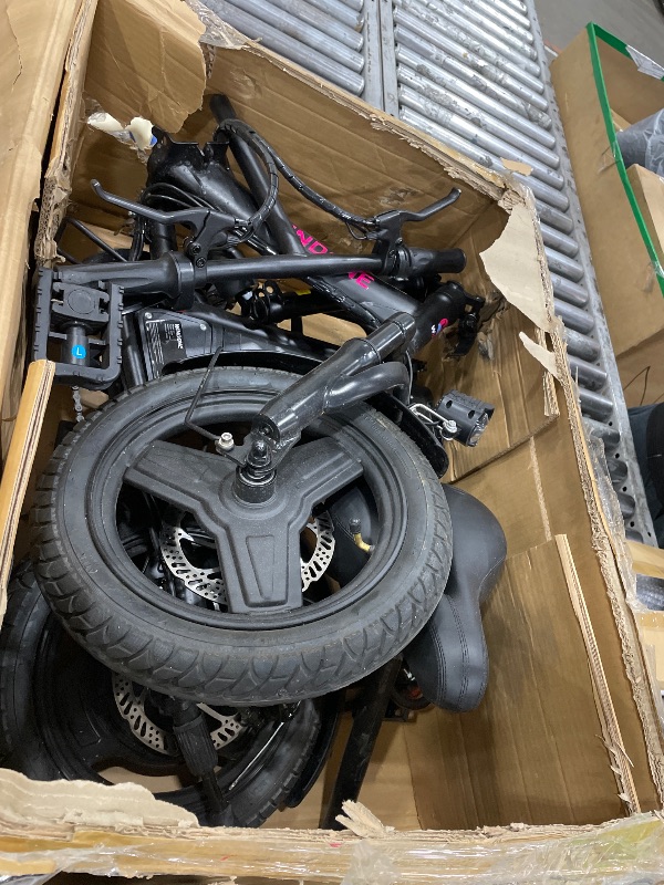 Photo 1 of **************FOR PARTS ONLY- MISSING PARTS***************
Windone S14 Electric Bike for Adults, Dual Shock Absorbers Ebike, Max 19MPH Speed & 28 Miles Range (PAS), 500W Peak Motor and Lightweight & Portable, 14" Foldable E Bike for Adults and Teens