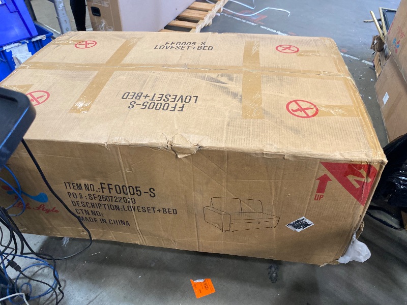 Photo 1 of  Convertible Sleeper Loveseat plus corner couch, Full Size, Dreamcoil Comfort, FingerGuard Pinch Point Protection, Woven Fabric, black