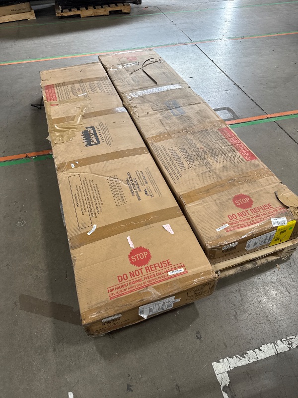 Photo 1 of ** 2 Boxes** Backyard Discovery Atlantis Cedar Wood Swing Set with Wave Slide, Raised Clubhouse, Rock Wall, Belt Swings, Trapeze, Balcony, Lower Play Space, Snack Bar, Sandbox Area, Step Ladder, Outdoor Playset