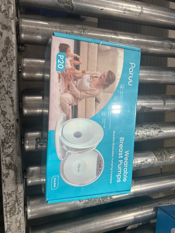 Photo 1 of ***SEE NOTES***
Paruu P20 Hands-Free Wearable Electric Breast Pump - 4 Modes & 12 Suction Levels, 19/21/24mm Double-Sealed Flanges, Visible Milk Volume & Pumping Time, Lightweight Portable (2 Pack, Light Green)