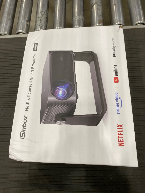 Photo 1 of [2000 ANSI/Auto Focus & Keystone/Built-in APP] 4K Outdoor Projector with Wifi and Bluetooth, Smart Portable Projector with Built in Apps YouTube/PrimeVideo & Dolby, Home Theater Projector with HDR10+