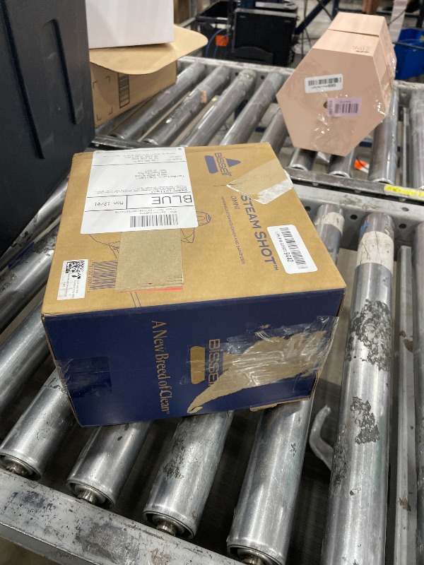 Photo 1 of **************MISSING SOME ACCESSORIES*************
BISSELL Steam Shot Omni Pressurized Handheld Multi-Surface Natural Portable Steam Cleaner with 7 tools for tile, grout, windows, bathrooms, kitchen, auto