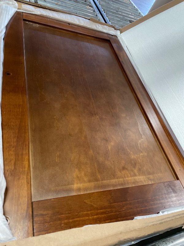 Photo 1 of ** complete set 2 big boxes , box 1 and 2 **
KEIKI Queen Size Murphy Bed with USB Port and Removable Shelves on Each Side, Solid Pine Murphy Cabinet Bed for Home Office, Guest Room,Walnut