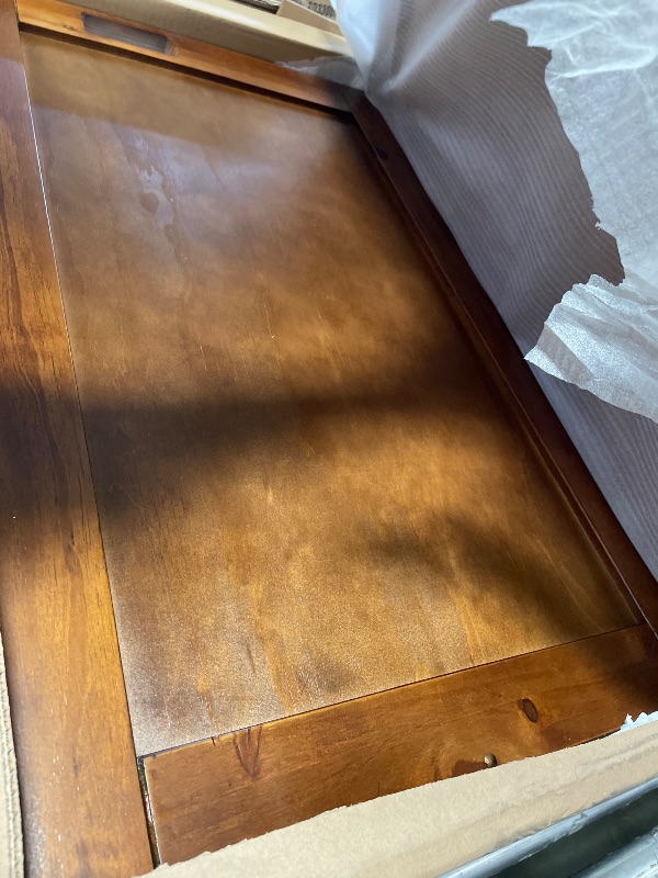Photo 1 of ** complete set 2 big boxes , box 1 and 2 **
KEIKI Queen Size Murphy Bed with USB Port and Removable Shelves on Each Side, Solid Pine Murphy Cabinet Bed for Home Office, Guest Room,Walnut