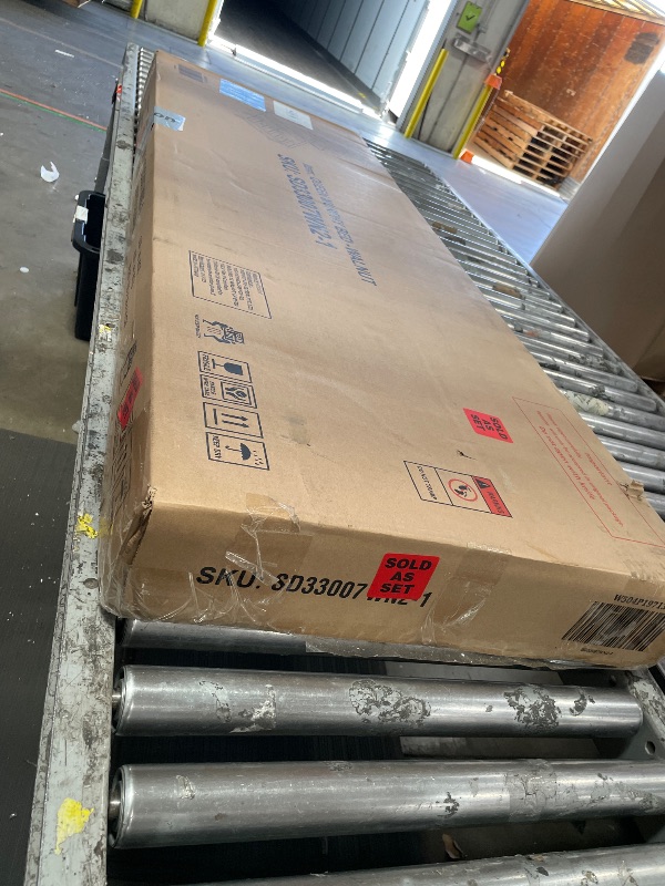 Photo 1 of ** complete set 2 big boxes , box 1 and 2 **
KEIKI Queen Size Murphy Bed with USB Port and Removable Shelves on Each Side, Solid Pine Murphy Cabinet Bed for Home Office, Guest Room,Walnut