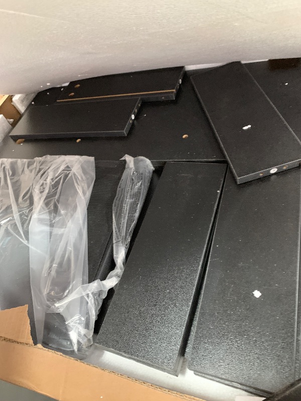 Photo 1 of *Only box B is included, Missing box A *** *Garvee Makeup Vanity with Mirror and Chair, Power Outlet, Hairdryer Holder, 7 Drawers, 3 Lighting Modes Brightness Adjustable Dressing Table for Bedroom (Jet Black)