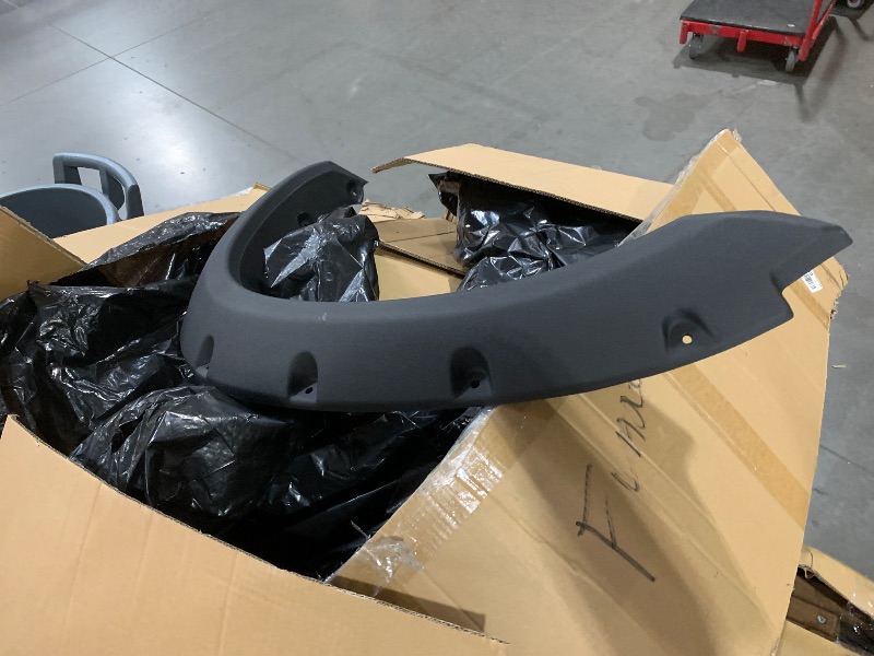 Photo 1 of ***No mounting hardware ***
ECOTRIC Fender Flares Compatible with 2009-2010 Dodge Ram 1500/2011-2018 Ram 1500/2019-2023 Ram 1500 Classic Fleetside, Truck Wheel Flares Wheel Cover Textured Black Rivet Style 4Pcs