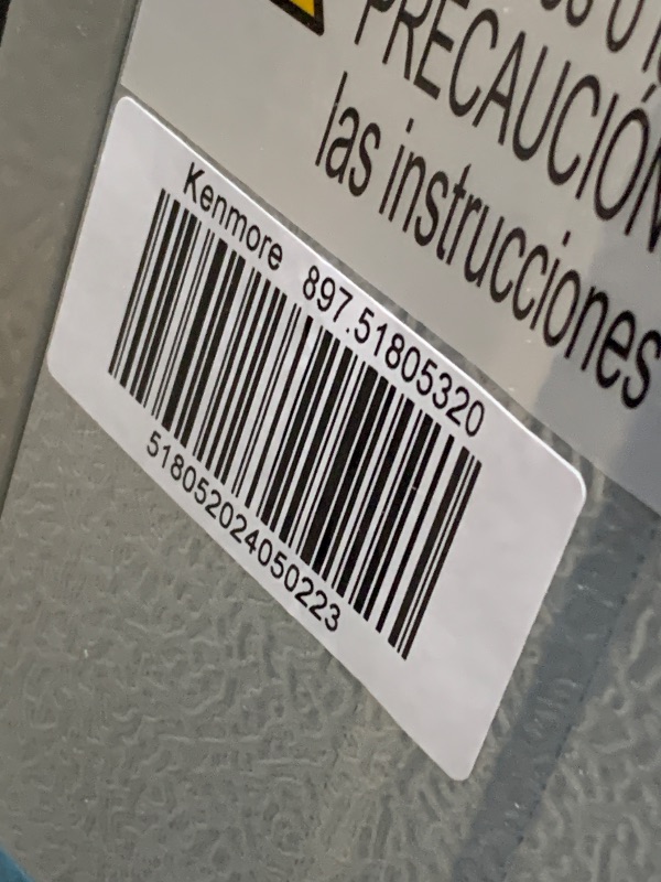 Photo 1 of (tested)(powers on) Kenmore 36" Side-by-Side Refrigerator with Freezer - Accela Chill, Water & Ice Dispenser, Adjustable Glass Shelves, ENERGY STAR Certified, 20 cu. ft. Capacity - Fingerprint Resistant Stainless Steel