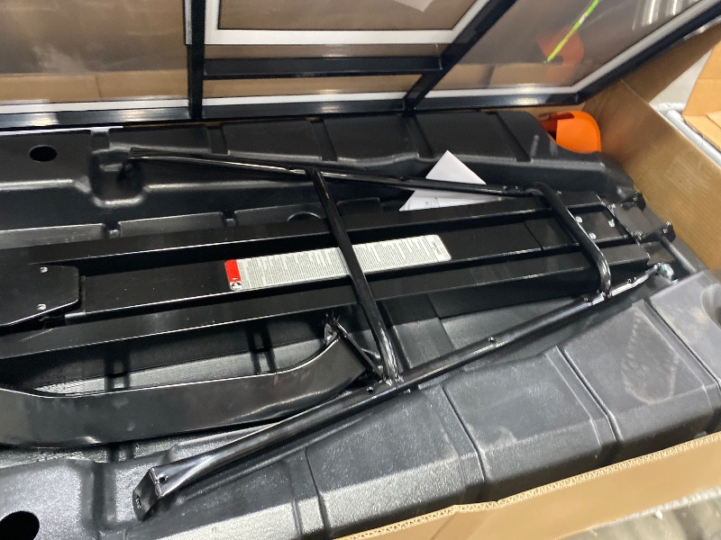 Photo 1 of **MISSING HARDWARE AND OTHER PARTS**TRUCK PICK UP ONLY**
Spalding Momentous EZ Assembly 54" H-Frame Acrylic Portable Basketball Hoop