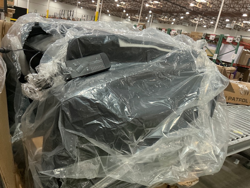 Photo 1 of (untested) Sweetcrispy Massage Recliner Chair for Adults, Adjustable Home Theater Seating with Lumbar Support for Living Room, Modern Fabric Reclining, Black