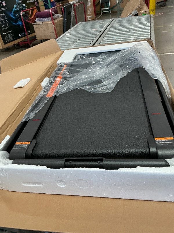 Photo 1 of **MISSING PIECES**Lysole Walking Vibration Pad Treadmill with 750W,Folding Treadmill with 6% Adjustable Incline,Portable Walking Pad with LED Display&APP Control,Compact Treadmills with Handle Bar for Home