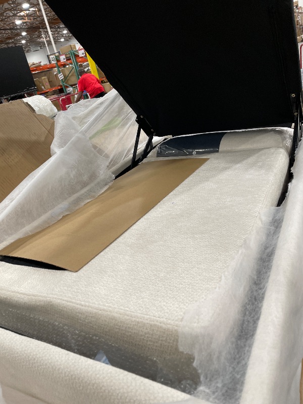 Photo 1 of *******************INCOMPLETE ITEM, THISIS ONLY BOX #1 OUT OF 2 TOTAL***************
FAVSH 81 Inch L Shaped Sectional Couch, 4-in-1 Multi-Functional Pull Out Couch Sleeper Sofa with Storage Chaise & Removable Back Cushions, for Living Room, Office, Apartm