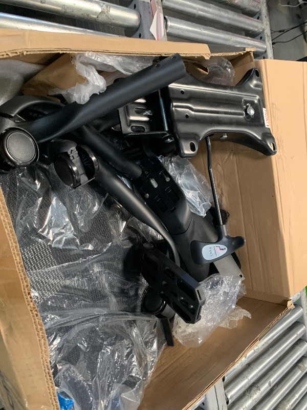 Photo 1 of **UNKNOWNN IF MISSING ANY PIECES**Marsail Drafting Chair, Tall Office Chair with 2D Lumbar Support, Standing Desk Chair,High Office Chair with Padded Flip-Up Armrests & Adjustable Footrest Ring, Ebony