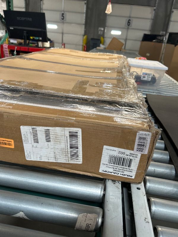 Photo 1 of (missing accessories and parts) Rough Country Hard Tri-Fold Flip Up Tonneau Cover for Chevy Silverado & GMC Sierra 1500 (2019-2026) – Flush Aluminum Bed Cover, Fits 5'10" Short Bed