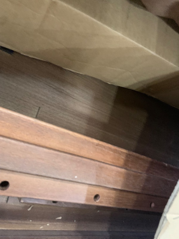 Photo 1 of *************MISSING 1 OF THE LEGS*************
My Texas House Perry Extendable Dining Table in Warm Brown Finish