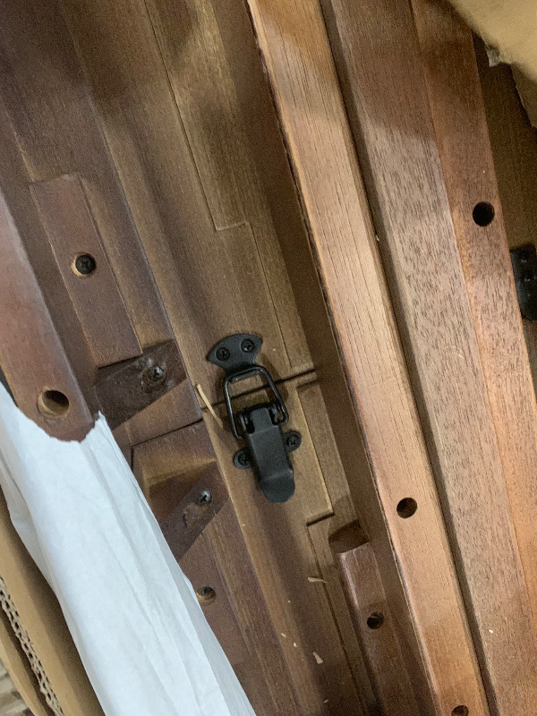 Photo 1 of *************MISSING 1 OF THE LEGS*************
My Texas House Perry Extendable Dining Table in Warm Brown Finish