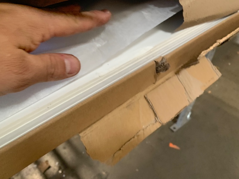 Photo 1 of **Parts Only** STICKGOO Drop Ceiling Tiles 2ft x 4ft, White Soomth Ceiling Tile 24 x 48in, Waterproof - Fire-Rated to Prevent Breakage Cover 80 Sq. Ft, Pack of 10 PVC Tiles