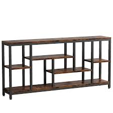 Photo 1 of  70.9" Console Table Entryway Sofa Table with Storage Shelves