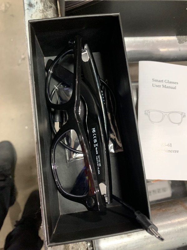 Photo 1 of 2026 Upgraded – Smart Camera Glasses, 8MP Resolution Supporting 1080P HD Video Recording, Supports Photo/Video/Audio Recording, 410mAh Battery, with AI Assistant/AI Translation/Bluetooth Calling