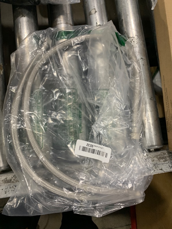 Photo 1 of [2-Pack] PROCURU 24-Inch (2Ft) x 3/8" Comp x 1/2" FIP Faucet Hose Connector, Braided Stainless Steel Supply Line, Certified Safe (9SF24-2P)