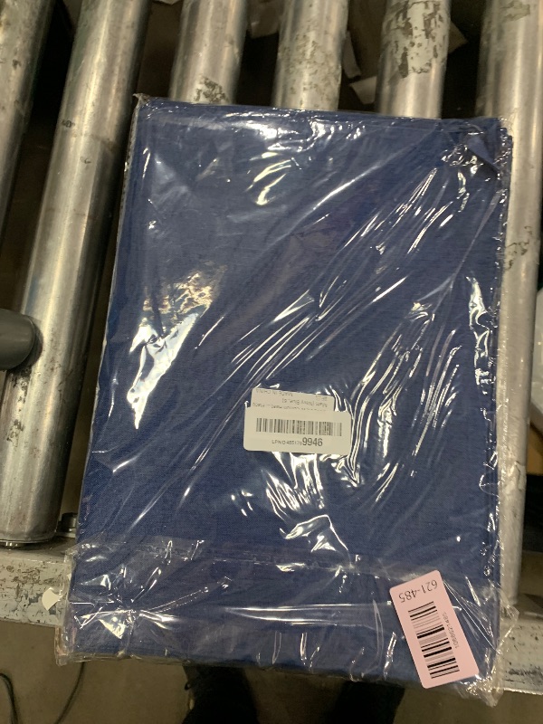 Photo 1 of ***Only 4*** LANDVIEW Cloth Placemats Set of 6, Cotton Linen Blend Machine Washable Durable Linen Table Mats, Heat Resistant Placemats Wrinkle Free Place Mats for Dining Table, Easy to Clean (Navy Blue, 6)