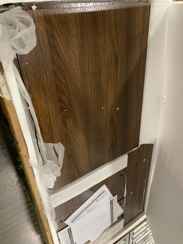 Photo 1 of ****Partial Set box 4/4****
Twin Murphy Bed Space-Saving Wall Bed with Cabinet, Drawers and Storage Shelves for Multipurpose Guest Room or Home Office