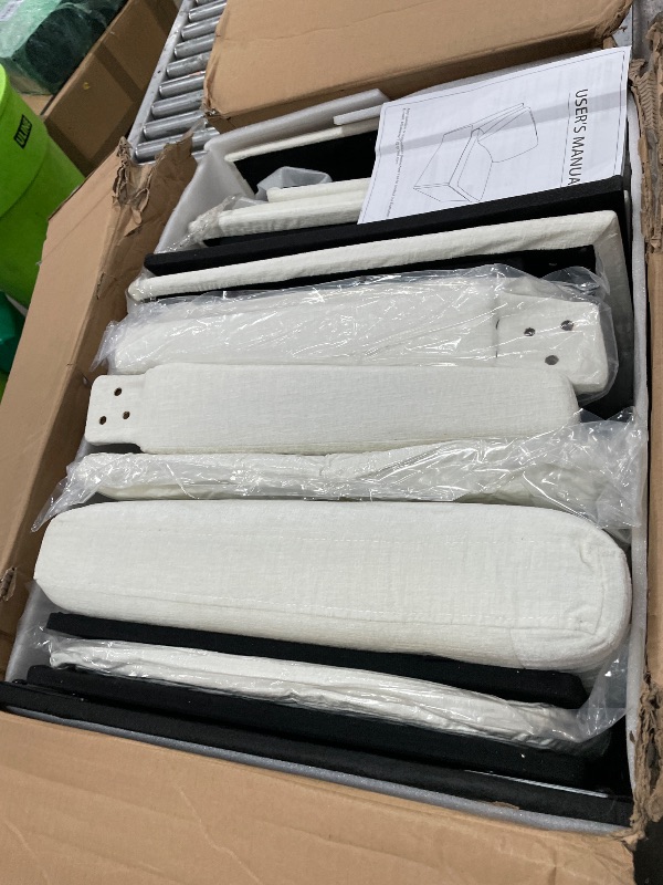 Photo 1 of **MISSING BOXES UNKNOWN*** Tatub Rolling Dining Chairs with Casters Set of 6, Modern Upholstered Dining Table Chairs with Wheels for Living Reading Waiting Room - Cream