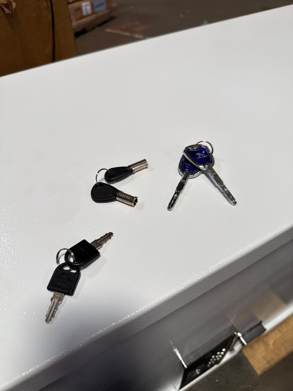 Photo 1 of ?US STOCK?TIGERKING 11.5 Cubic Feet Extra Large Heavy Duty Safe Box, Home Safe with Double Safety Key Lock and Separate Lock Box, Digital safe with 3 Removable Shelf for Home Hotel Office,180lbs